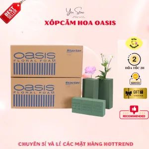 Combo 3-5-10 Viên Xốp Cắm Hoa Oasis Loại Tốt, Cắm Hoa Tươi, Hoa Khô Trang Trí Decor Diy YEN Store
